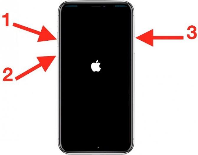 Айфон не включается, черный экран — что делать